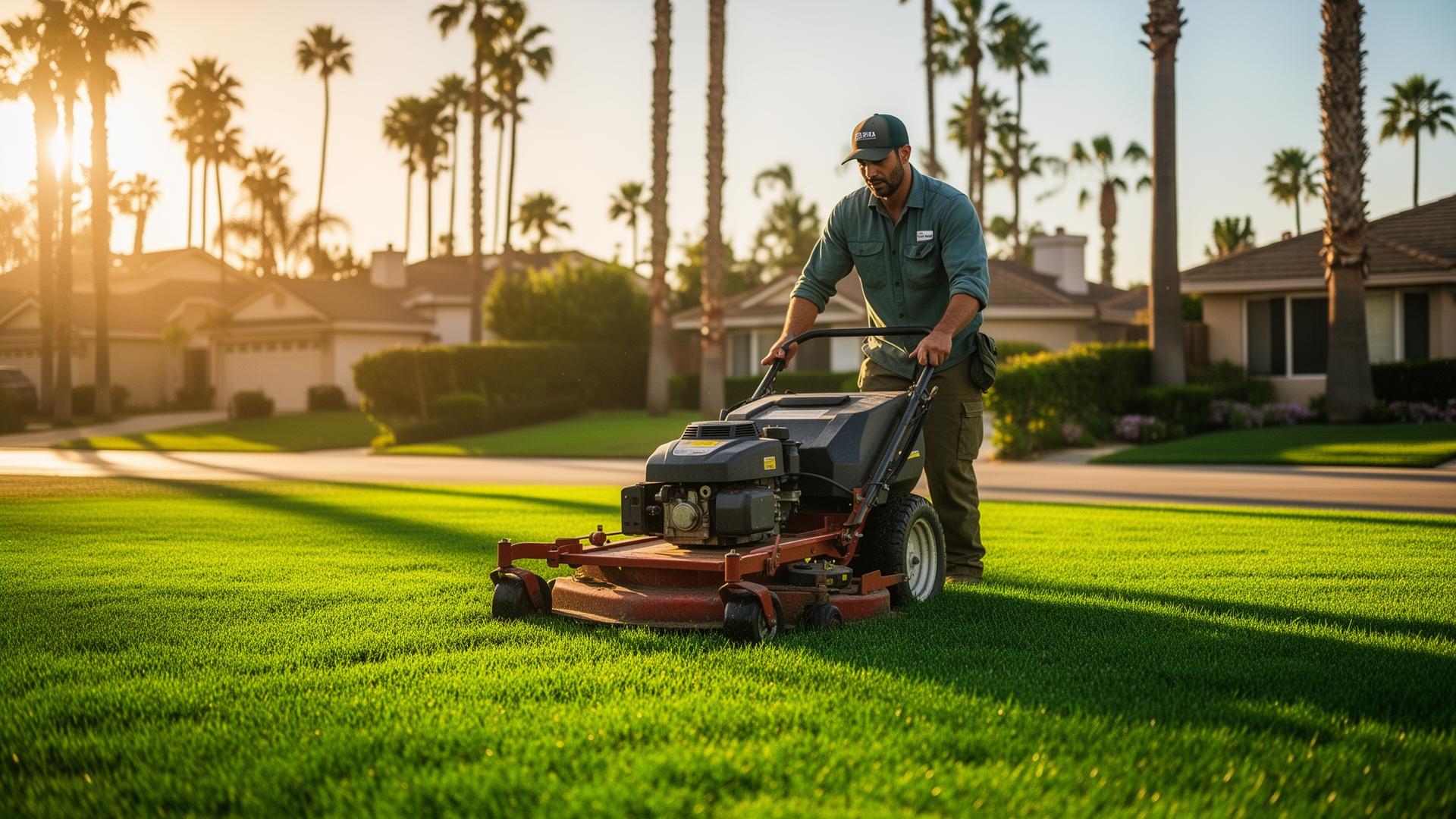 Professional lawn care in Southern California